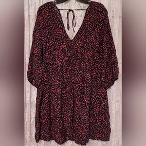 H&M Prairie Style Dress Women's Size M Multi-color Floral